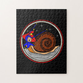 Caracol De Alienígena Estranho Na Quebra-cabeça Da