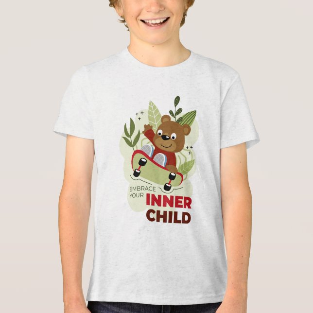 Caracter Bear Dentro da Natureza Filho (Frente)