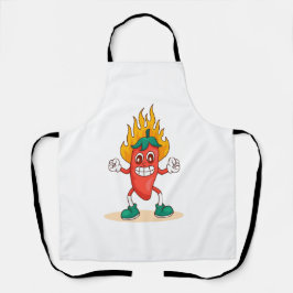 Caractere de Ilustração do Cartoon Jalapeño Sorrid