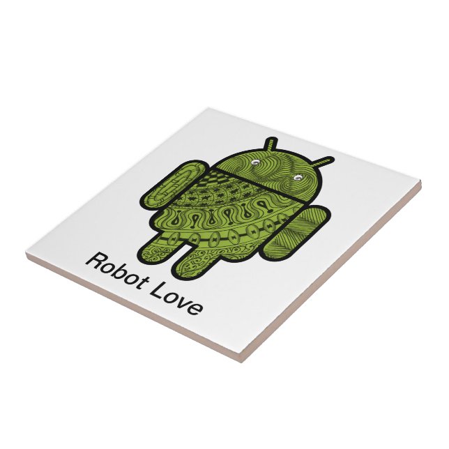 Caractere de porta Pancho para o robô Android™ (Lateral)