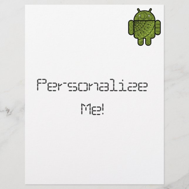 Caractere de porta Pancho para robô Android™ (Frente)