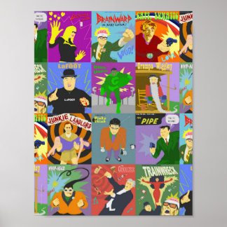 Caracteres do Brainwarp #1 - Impressão