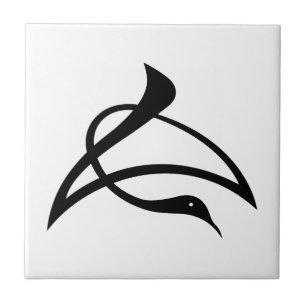 Caracteres kanji em forma de crane para Cho