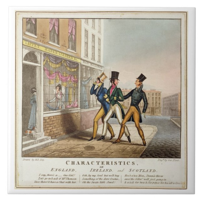 Características - Inglaterra, Ireland e Scotland, (Frente)