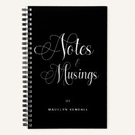 Caracterização de Script Elegante - Preto Personal