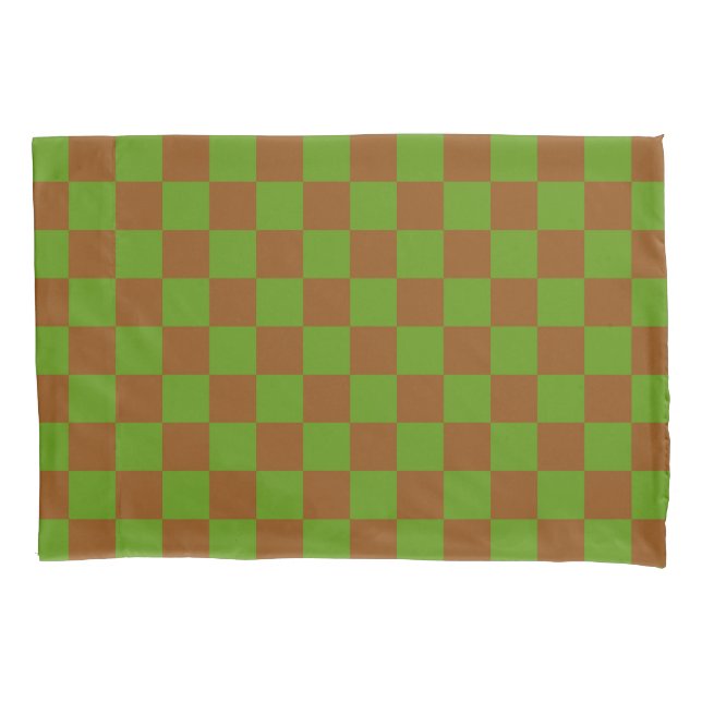 Caramel apple checkered board pattern (Frente-Esquerda)