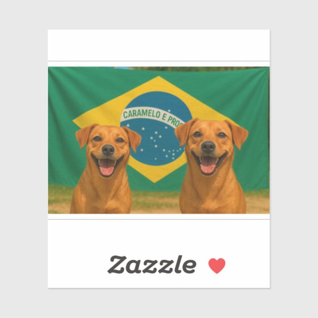 Caramelo e Progresso Adesivo (Folha)