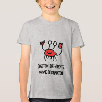 Caranguejo e Confiante – T-shirt de Caranguejo de
