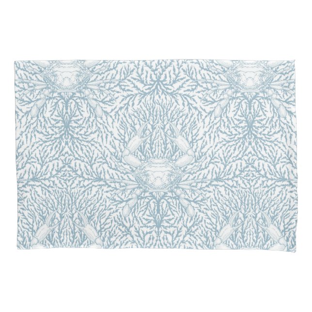 Caranguejo e erva-do-mar, verão costeiro em branco (Frente-Esquerda)