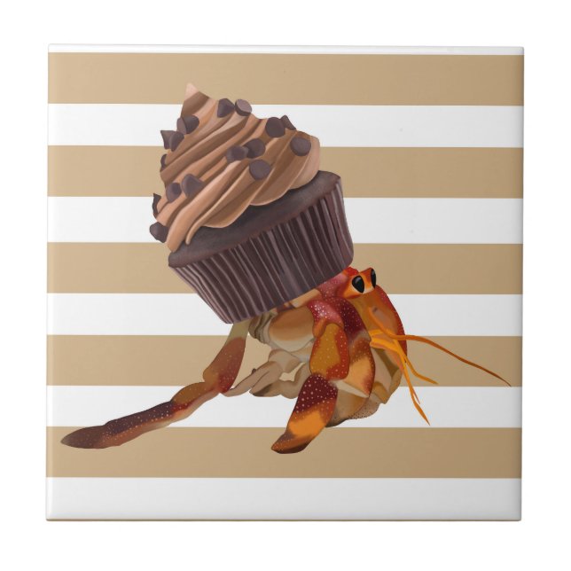 Caranguejo-Mouro-Bonito Com Cupcake De Chocolate (Frente)