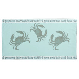 Caranguejos Costeiros Com Borda De Peixes