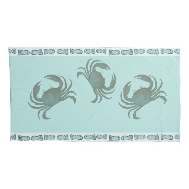 Caranguejos Costeiros Com Borda De Peixes (Parte Traseira - Direita)