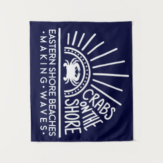 Caranguejos na Tapeçaria de Fundo da Costa