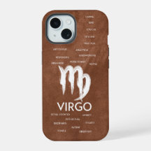 Caras de Traços do Horóscopo do Virgo Zodiac