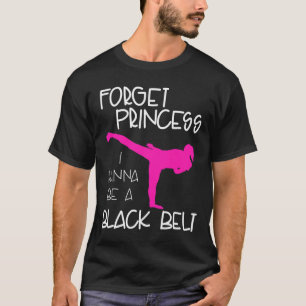 Carateiro Engraçado Camisa Negra Belt Artes Marcia