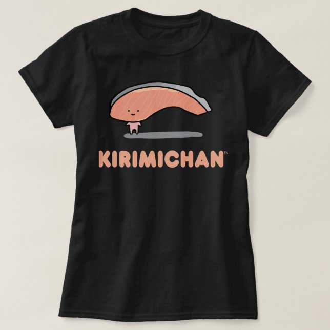 Caráter Kirimichan, camiseta frontal e traseira (Frente do Design)