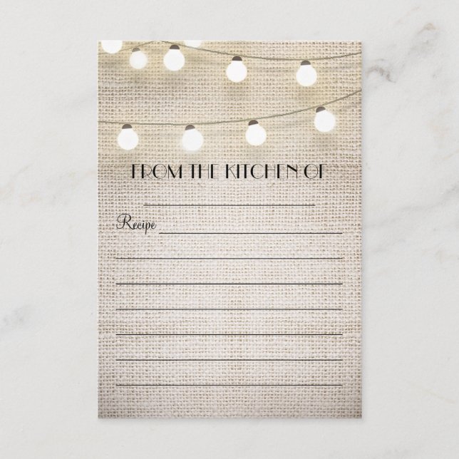 carateres de burlap (Frente)