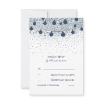 Carateres RSVP de Casamento Russo da Cadeia de mar