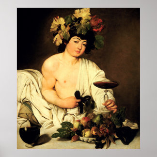 Caravaggio Bacchus Poster