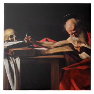 Caravaggio - Escrevendo Jerome Santo