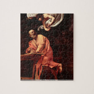 Caravaggio - St Matthew e o quebra-cabeça do anjo