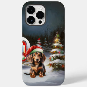 Caravana de Inverno do Dachshund Aventura de Natal