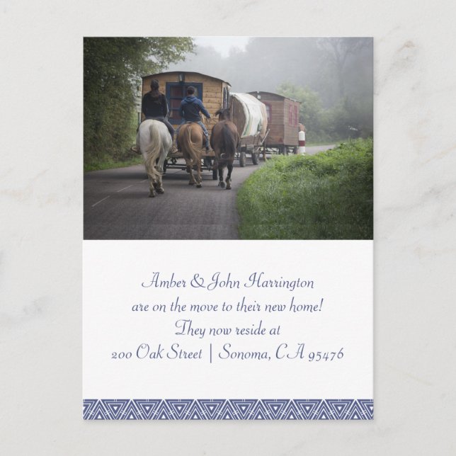 Caravana E Cavaleiros Em Anúncio De Movimentação D (Frente)