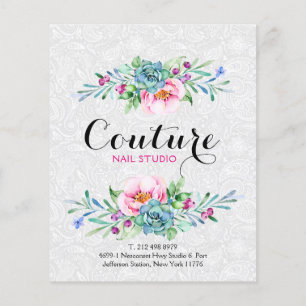 Cardápio de Buquê Floral Colorido