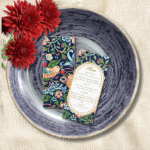 Cardápio de Casamento William Morris Strawberry Th