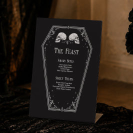 Cardápio de Chuveiro de Noiva de Halloween