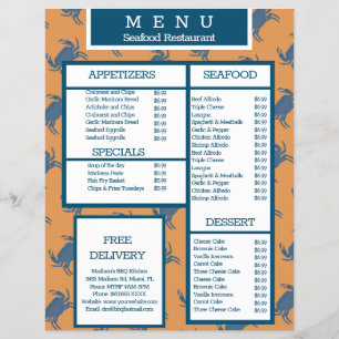 Cardápio do Restaurante Seafood Crab Grill