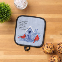 Cardeais e Pote de neve