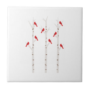 Cardeais Em Árvores