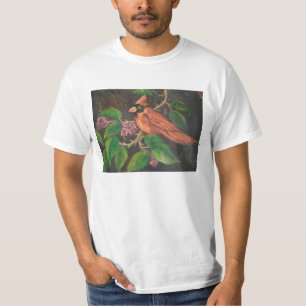 Cardeal de pintura de Ann Hayes da Camisa T