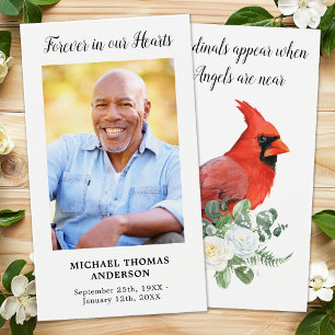 Cardeal Memorial Personalizado Fotografia Funeral