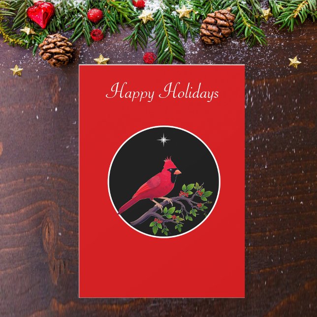 Cardeal para Feriado Negro e Vermelho (Criador carregado)