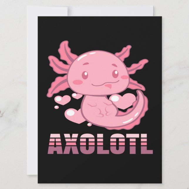 Cardíaco Axolotl | Banda desenhada Axolotl (Frente)