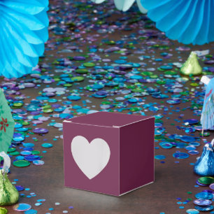 Cardíaco Borgonha Caixas para Eventos e Presentes