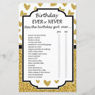 Cardíaco brilhante Aniversário de sempre ou nunca