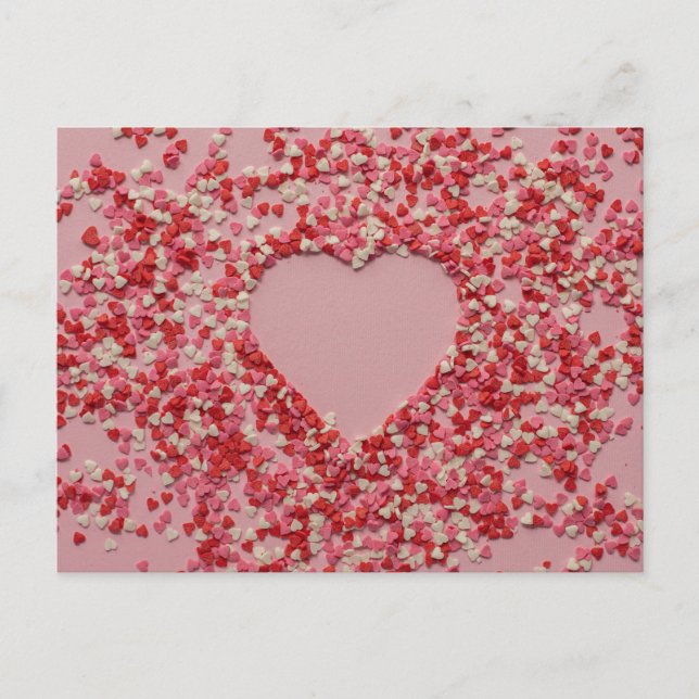 Cardíaco romântico adorava cartão postal para ele (Frente)