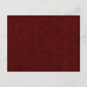 CarDS de RSVP Clássico Burgundy