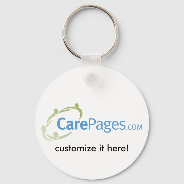 CarePages.com Chaveiro personalizado (Frente)