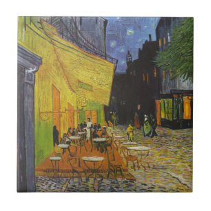 Cargo-Impressionista do terraço do café de Van