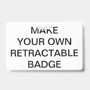 Cargol Personalizado RETRÁTIL DE Crachá & CLIP