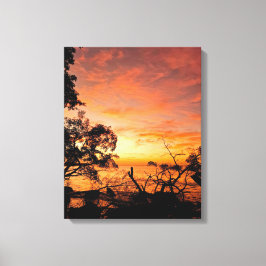 Caribe brilho sunset - Arte de parede Canvas