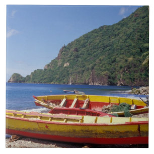 Caribe, BWI, Santa Lúcia, Barcos à vela, Soufriere