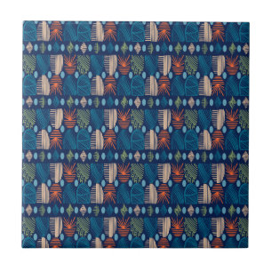 Caribe Coágulo Tribal: Azul Festivo, Orange