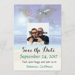 Caribe Destino Casamento Salvar o Cartão de Data