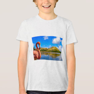 Caribe flamingo em Ruas gatinhos T-Shirt