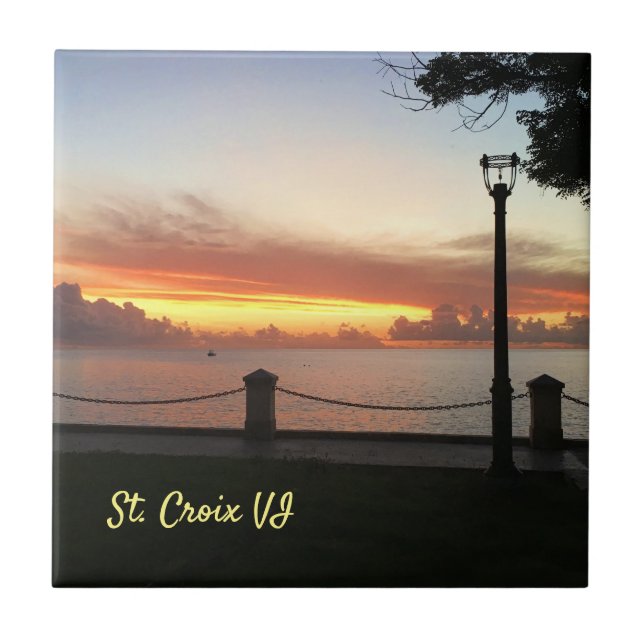 CARIBE tropical solar das Ilhas Virgens dos EUA (Frente)